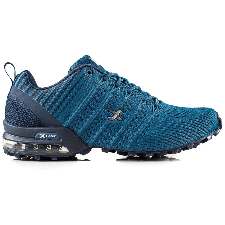I-CAX Zapatos de trekking cómodos azul