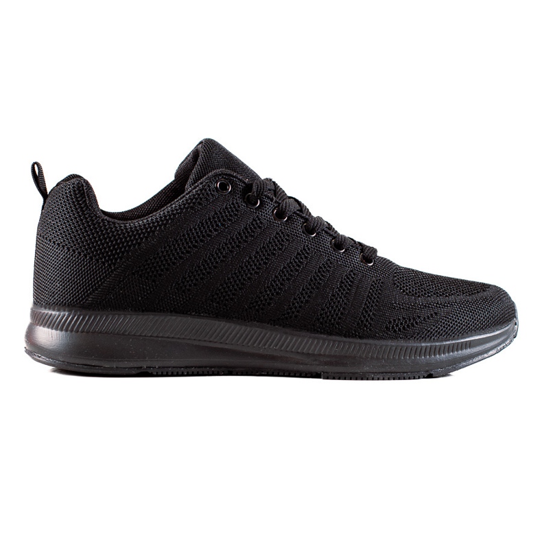 TRENDI Calzado deportivo clásico negro