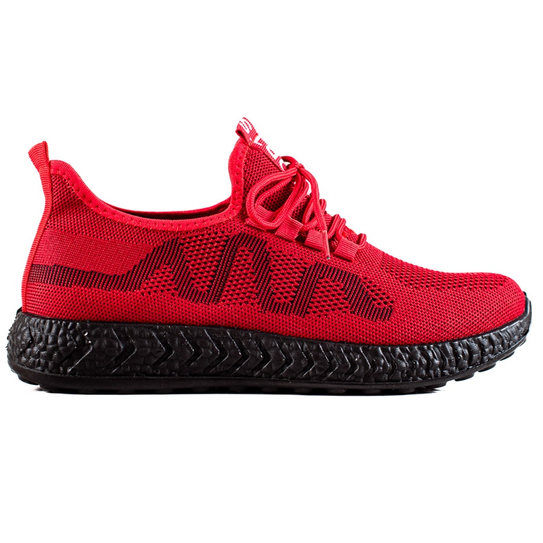 TRENDI Zapatos deportivos ligeros rojo