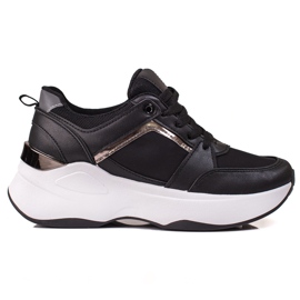 Diamantique Zapatillas Negras negro