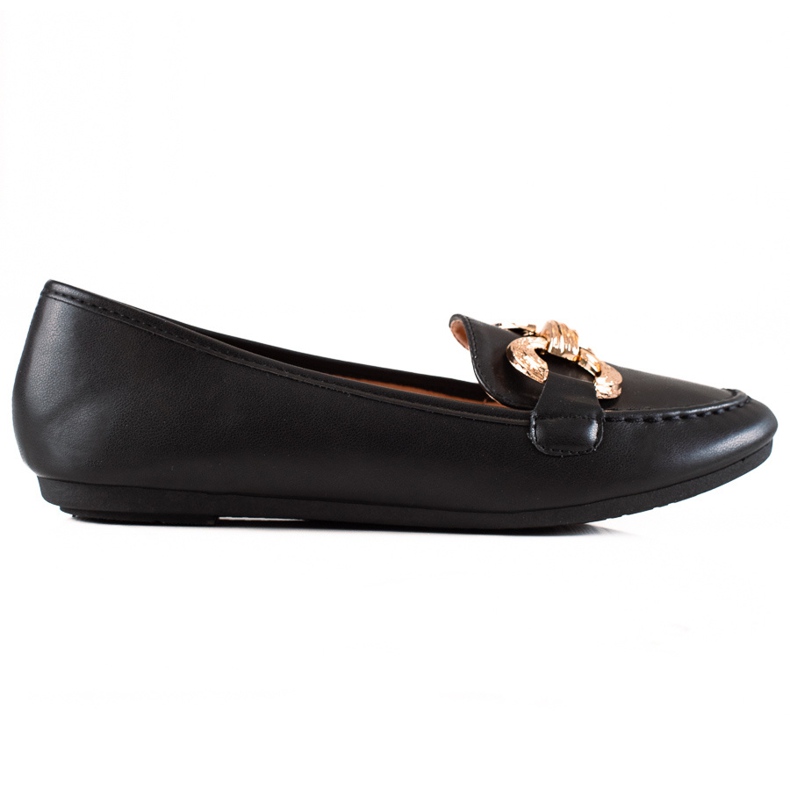 Seastar Mocasines negros con cuero ecológico