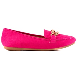 Seastar Mocasines Con Decoración Dorada rosado