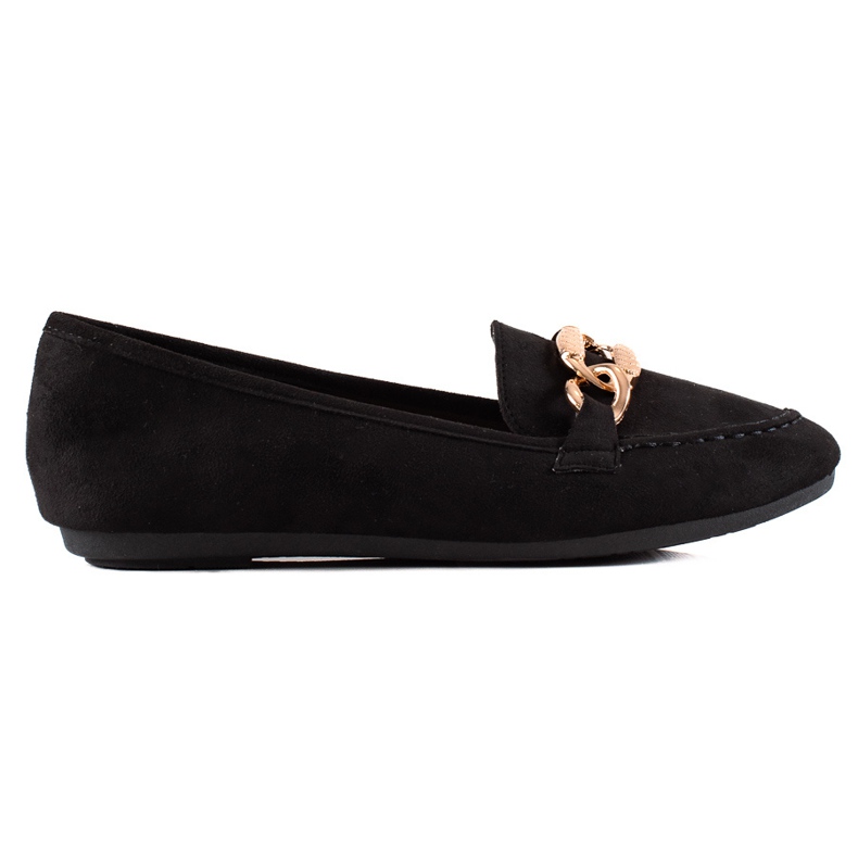 Seastar Mocasines Con Decoración Dorada negro