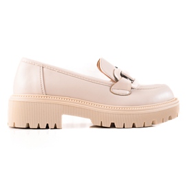 Seastar Mocasines de moda en la plataforma beige