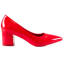 Seastar Bombas casuales de charol rojo