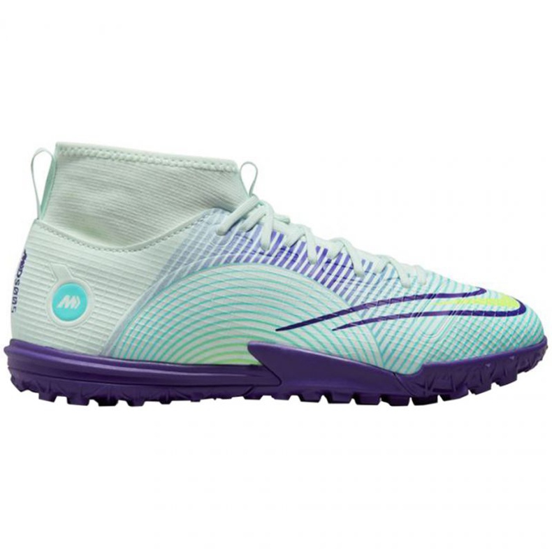Nike Mercurial Superfly 8 Academy Mds Tf Jr DN3776 375 zapatos de fútbol multicolor verde Nike Mercurial Superfly 8 Academy Mds Tf Jr DN3776 375 zapatos de fútbol multicolor verde
