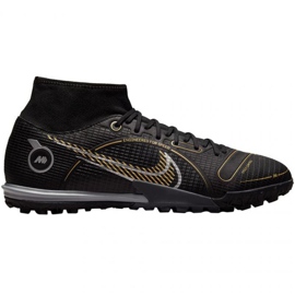 Nike Mercurial Superfly 8 Academy Tf M DJ2878 007 zapatos de fútbol negro negro