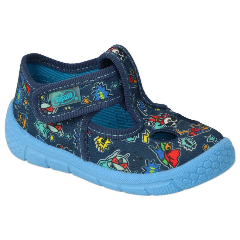 Zapatos befado niño 533P021 azul marino multicolor