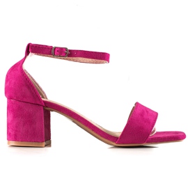 Sandalias De Tacón Bajo VINCEZA rosa