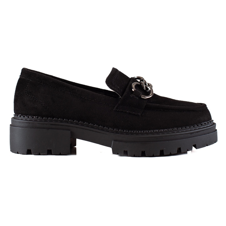 Mocasines de moda en la plataforma LA.FI negro