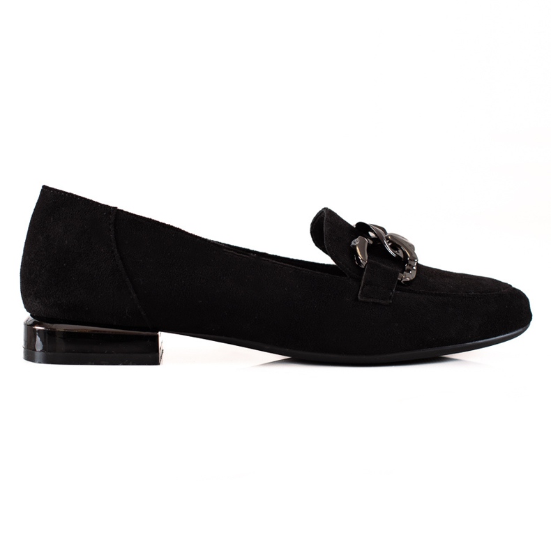 Elegantes mocasines Sergio Leone negro