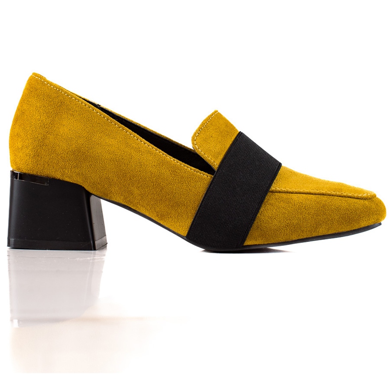 Zapatos de salón con banda elástica La.Fi amarillo