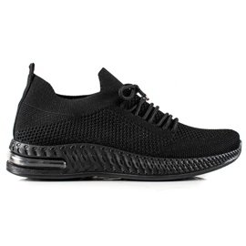 TRENDI Zapatos deportivos ligeros negro