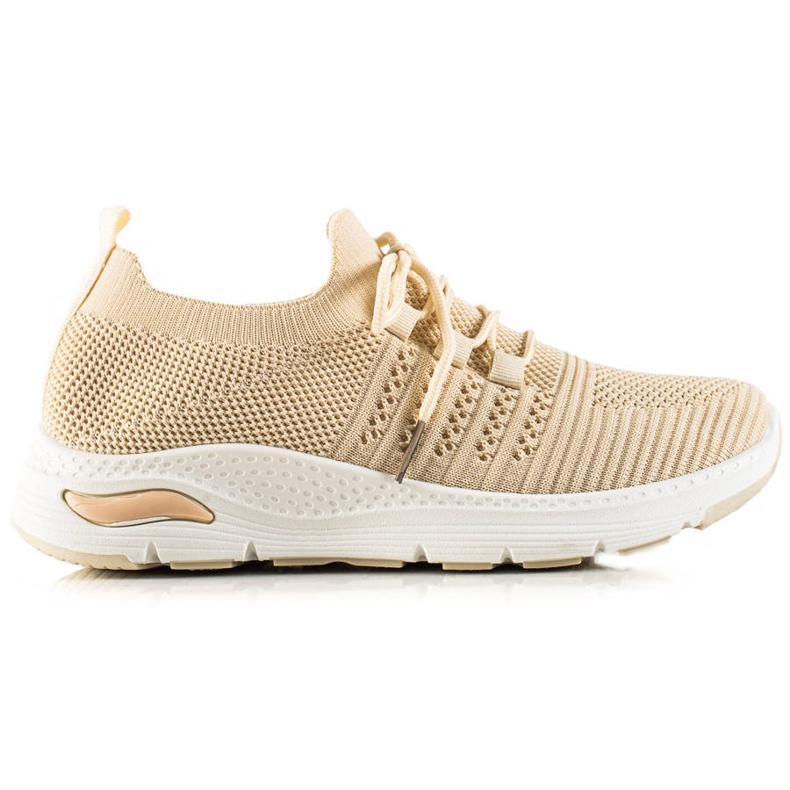 TRENDI Calzado deportivo sin cordones beige