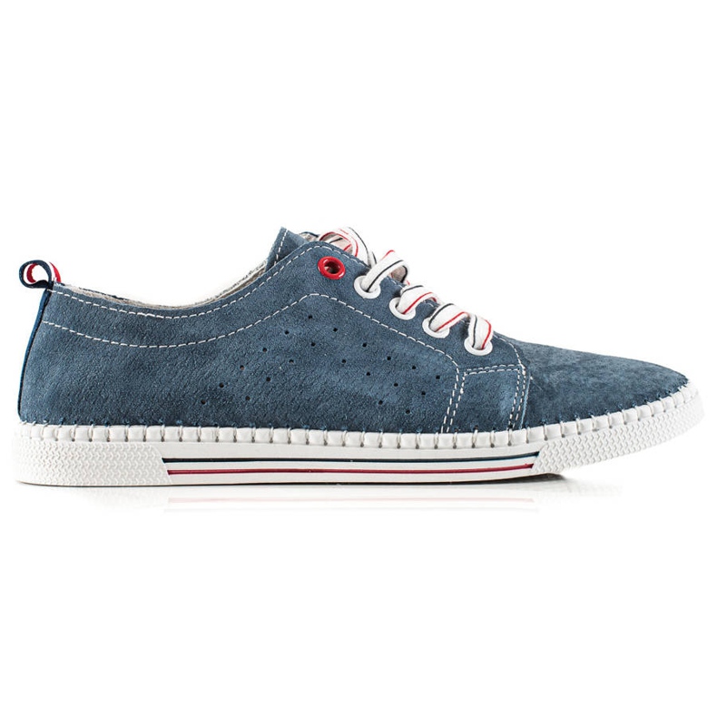 Filippo Zapatillas clásicas de cuero azul