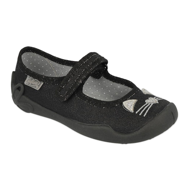 Zapatos befado niño 114X450 negro plata