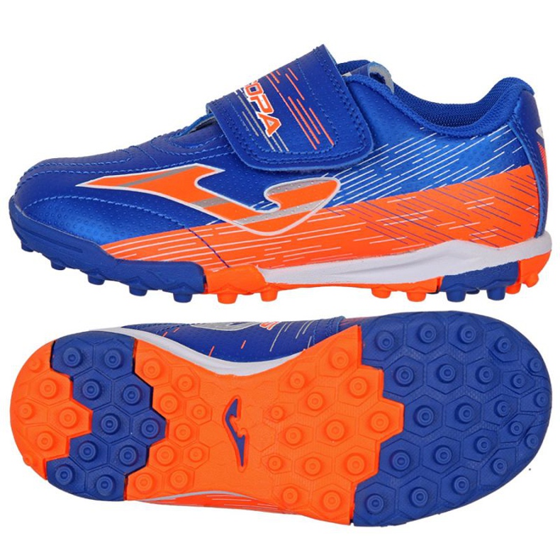 Joma Super Copa Jr 2209 Tf Jr SCJS2204TFV azul naranja azul Joma Super Copa Jr 2209 Tf Jr SCJS2204TFV azul naranja azul