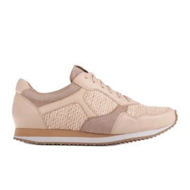Marco Shoes Deportivas con elementos de rafia y piel flor 2229P-1273-1280-047-1 beige