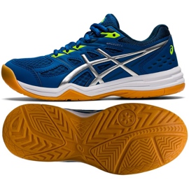 Asics Upcourt 4 Gs Jr 1074A027 405 zapatillas de voleibol azul azul