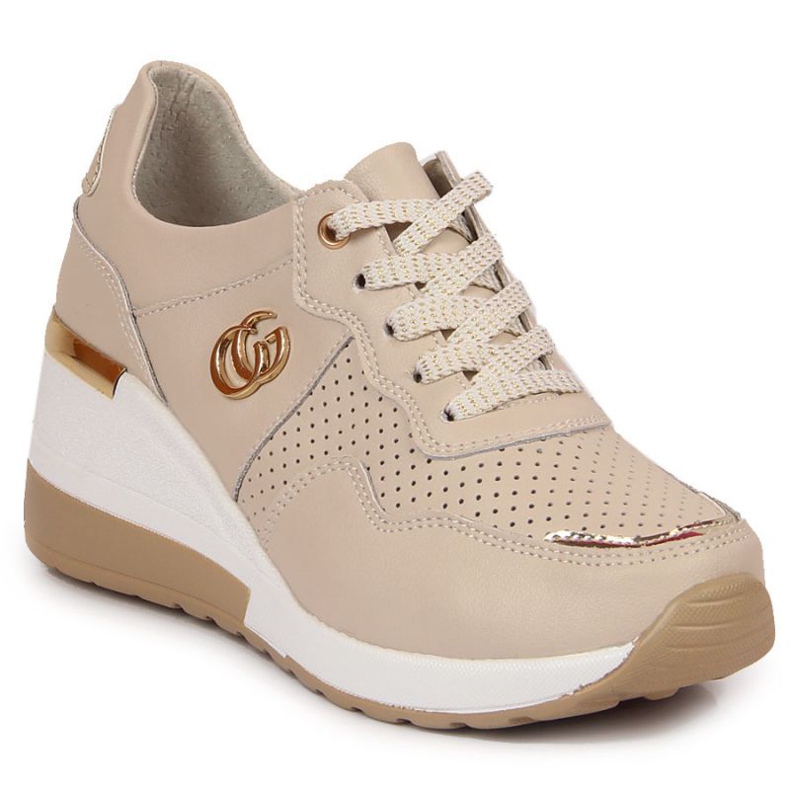 Deportivas de piel S.Barski W OLI149 beige