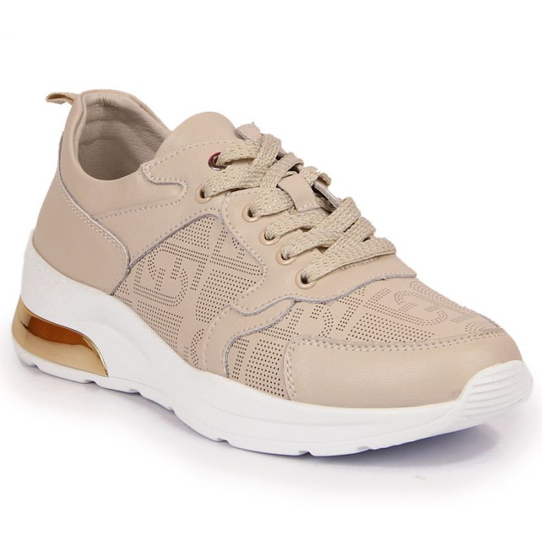 Deportivas de piel S.Barski W OLI150 beige