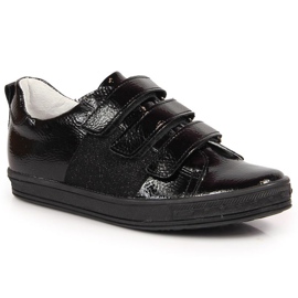 Zapatos lacados velcro Kornecki 6286 Jr KOR6286B negro Zapatos lacados velcro Kornecki 6286 Jr KOR6286B negro