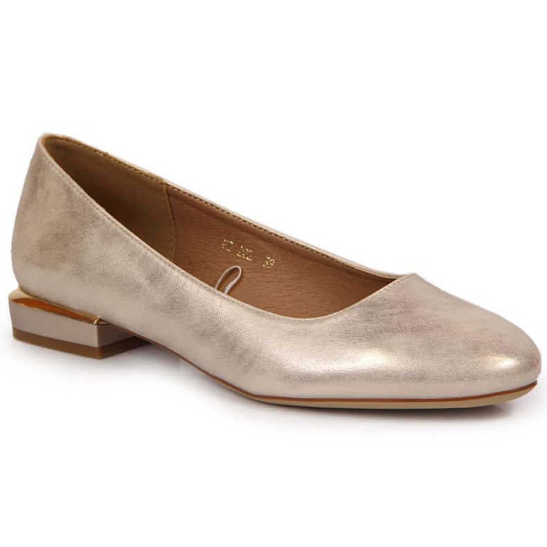 Bailarinas tacones altos Sergio Leone W SK361B oro dorado