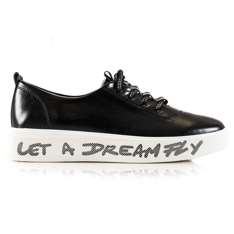 Goodin Deportivas Con Piel Ecológica Moda negro