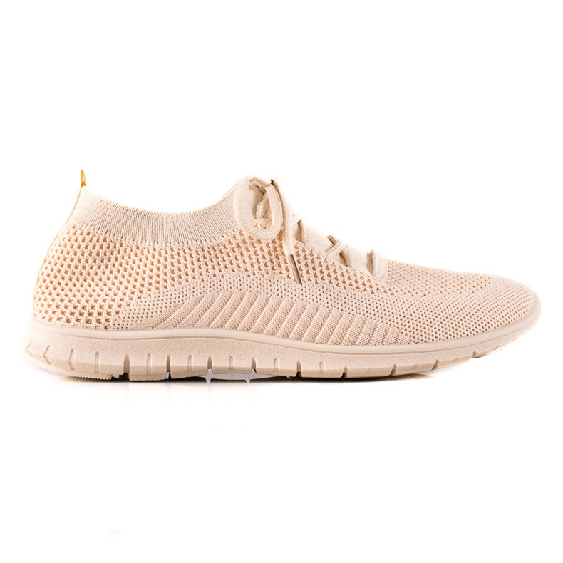 TRENDI Calzado deportivo con cordones beige