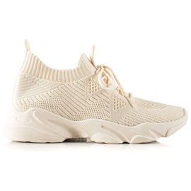 TRENDI Calzado Deportivo Textil beige