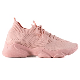 TRENDI Calzado Deportivo Textil rosa