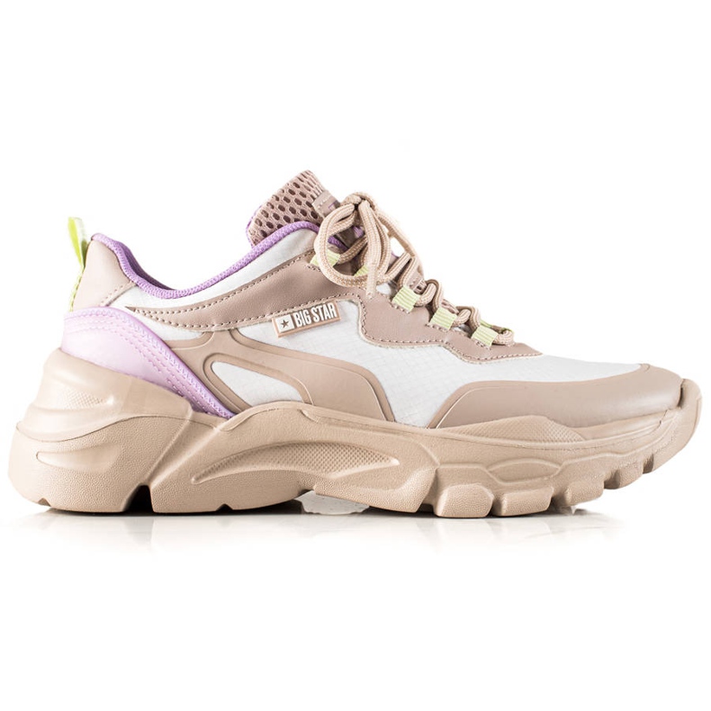Zapatillas Mujer Big Star JJ274793 beige multicolor