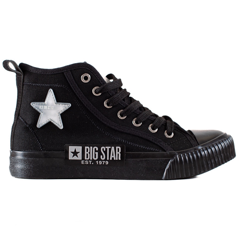 Zapatillas altas de mujer Big Star JJ274380 negro