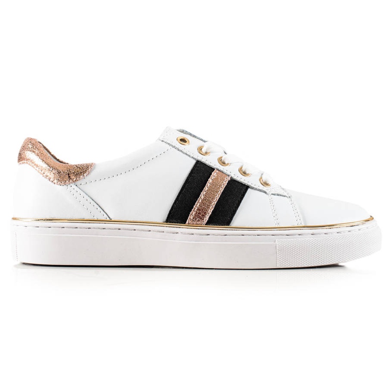 Deportivas Deportivas Fabricadas en Piel VINCEZA blanco