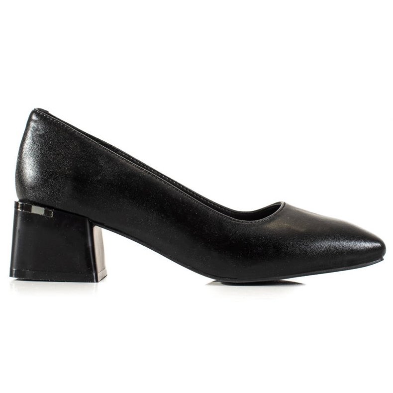 Bombas con estilo tacones altos La.Fi negro