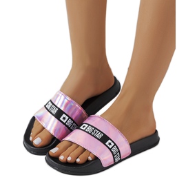 Pantuflas rosas Big Star GG274A008 rosado