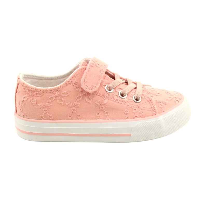 Zapatillas Cordones Velcro Atletico WY21452 Rosa rosado