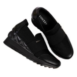 Zapatillas de cuña Vinceza W JAN62 negro