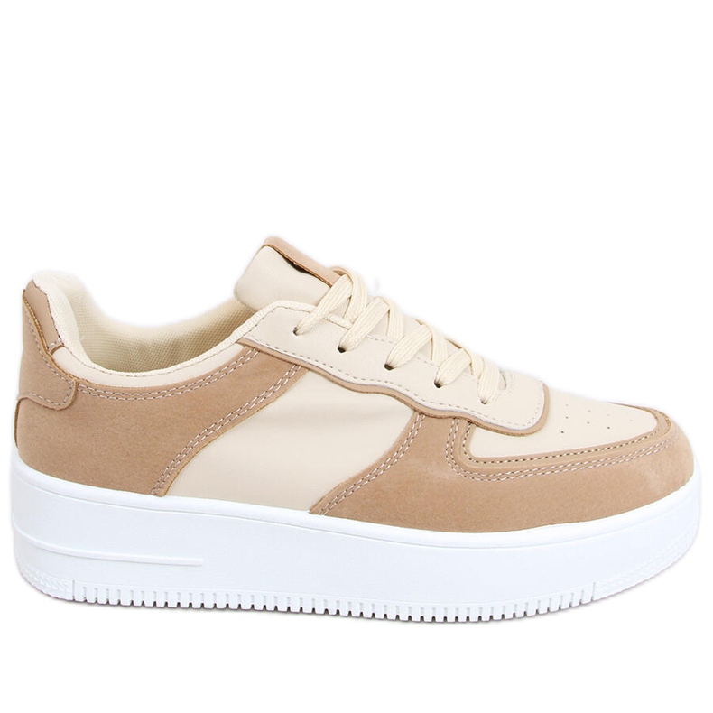 Deportivas mujer Zetto Caqui beige