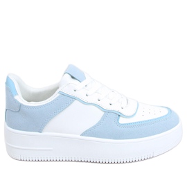Deportivas mujer Zetto Azul blanco
