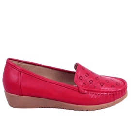 Mocasines calados Cukki Rojo