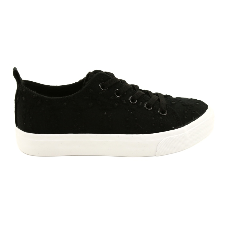 Atletico Zapatillas de deporte para chicas -in encaje wy20763 negro