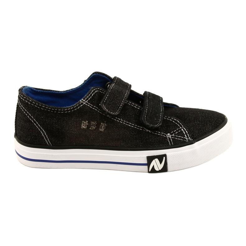 Atletico Jeans Atlético Negro Velcro WY21427