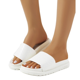Zapatillas blancas en plataforma Big Star HH274683 blanco