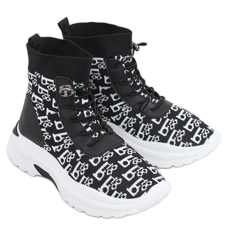 Botines calcetín Helti negros