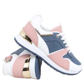 Deportivas de mujer Vevo NAVY / PINK blanco azul rosa