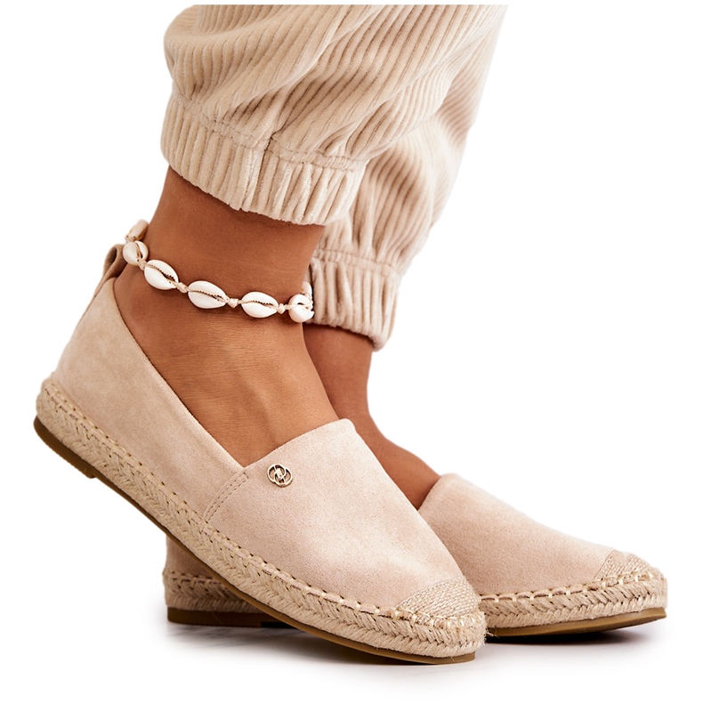 PE1 Alpargatas Mujer Ante Beige Joaquin