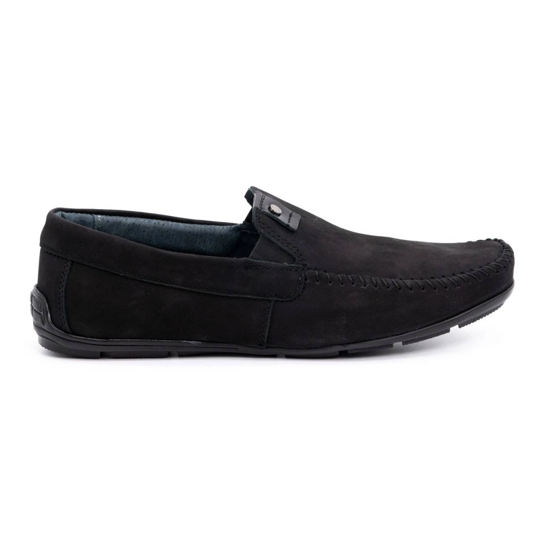 Olivier Mocasines hombre piel negros 937MA
