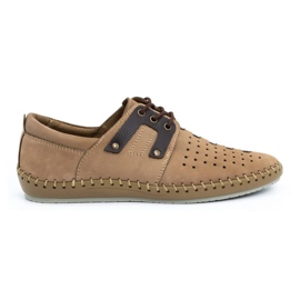 Olivier Zapatos hombre piel verano 882LMA beige