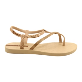Sandalia Rzymianki Beige / Oro Ipanema 82931 20811